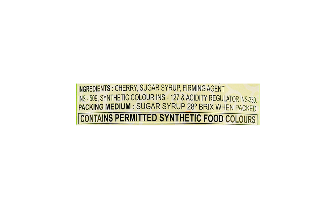 Golden Crown Red Cherry Premium Pitted   Tin  3100 grams